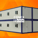 کانکس اداری سالنی با سرویس بهداشتی