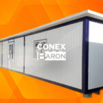 کانکس اداری با آبدارخانه و سرویس بهداشتی