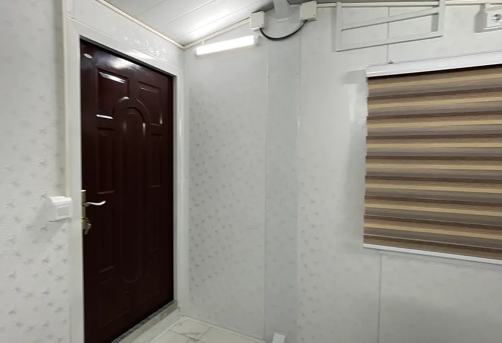 بخشی از نمای داخلی کانکس مسکونی اقامتی