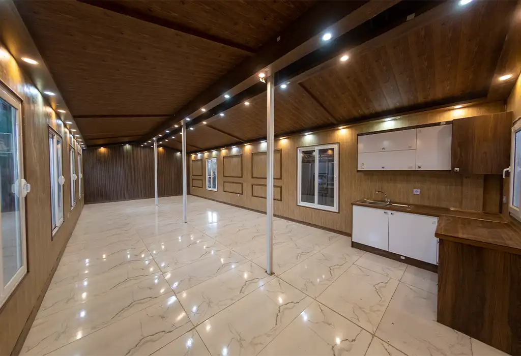 نمای داخلی کانکس ویلایی