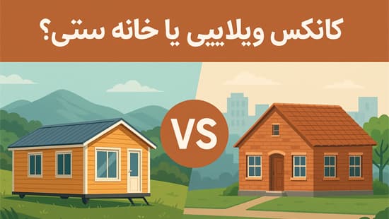کانکس ویلایی یا کانکس سنتی؟ انتخابی بهتر برای ساخت سریع