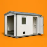 کانکس با دوش و کمدهای نگهداری لباس – کانکس بارون