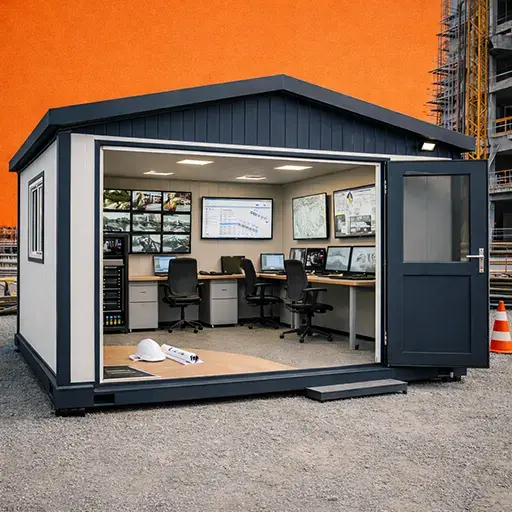 کانکس مرکز کنترل پیشرفت پروژه (Site Control Room)